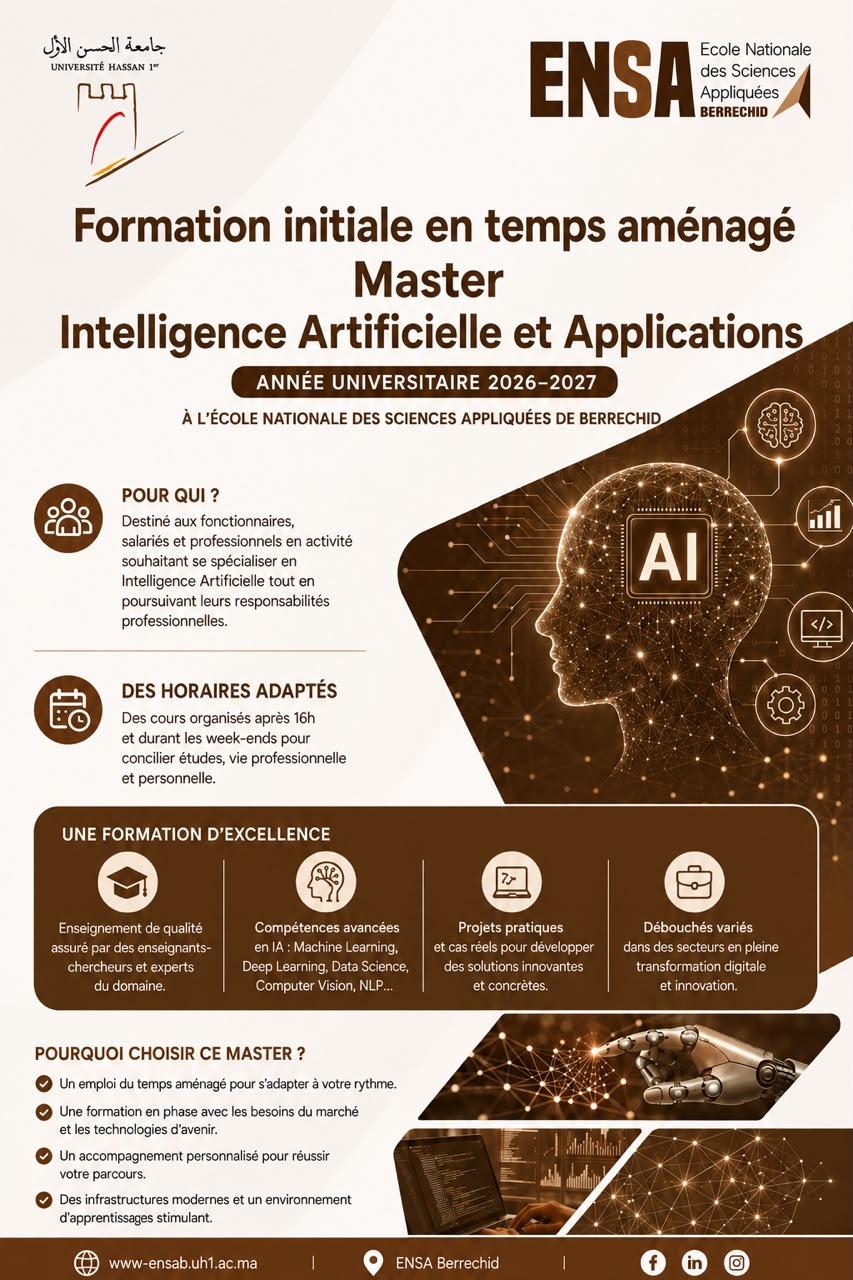 Intelligence Artificielle et Applications